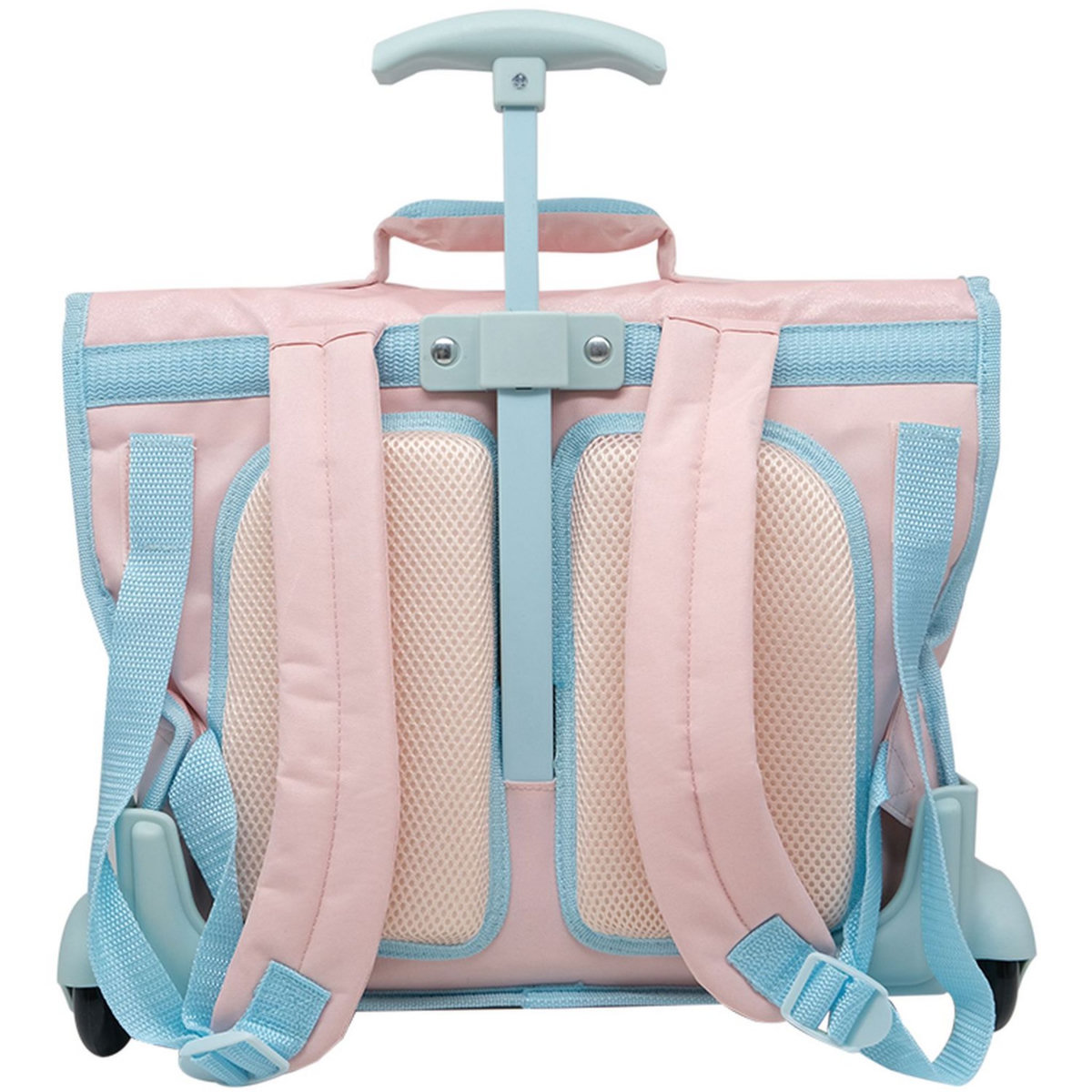 DISNEY Cartable à roulettes rose Princesses