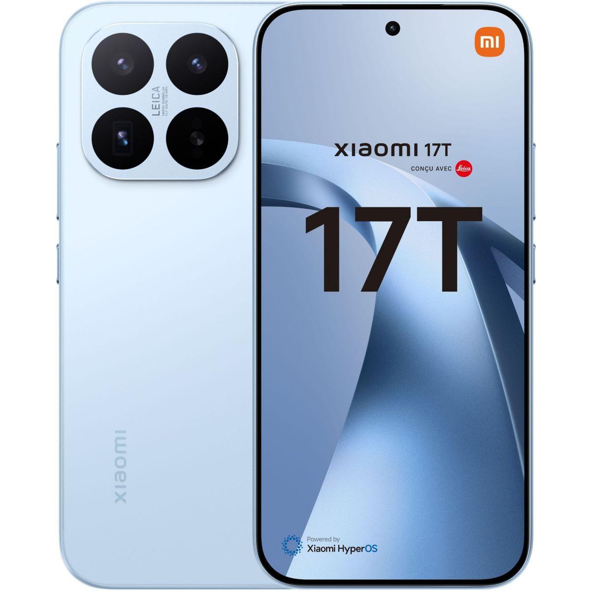 XIAOMI Smartphone 17T conçu avec Leica 5G 256Go Bleu