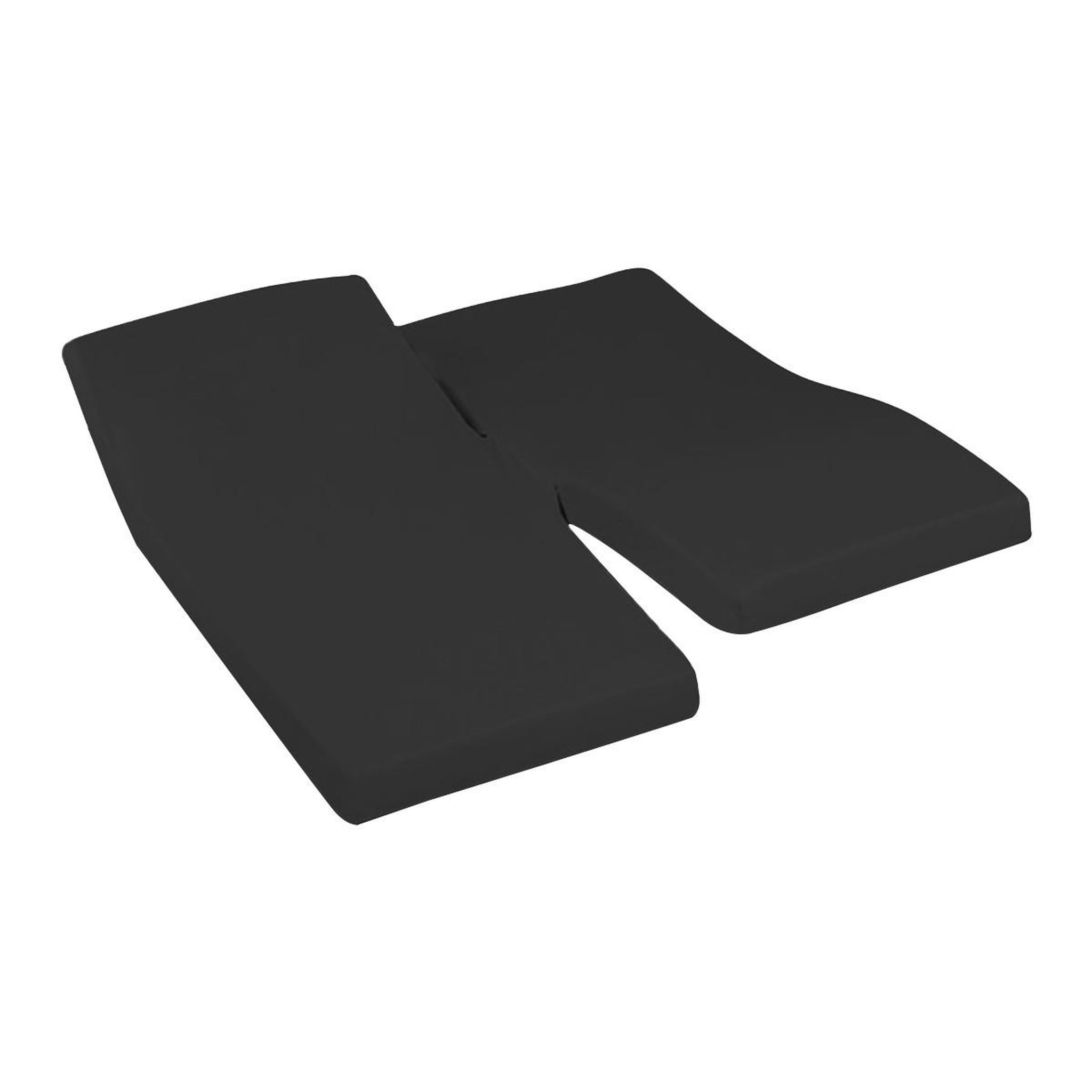 Voir la diapositive 2 : Sensei Maison Drap housse en percale de coton pour lit articulé SOFT PERCALE