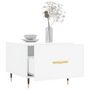 Voir la diapositive 4 : VIDAXL Table basse blanc 50x50x40 cm bois d'ingenierie