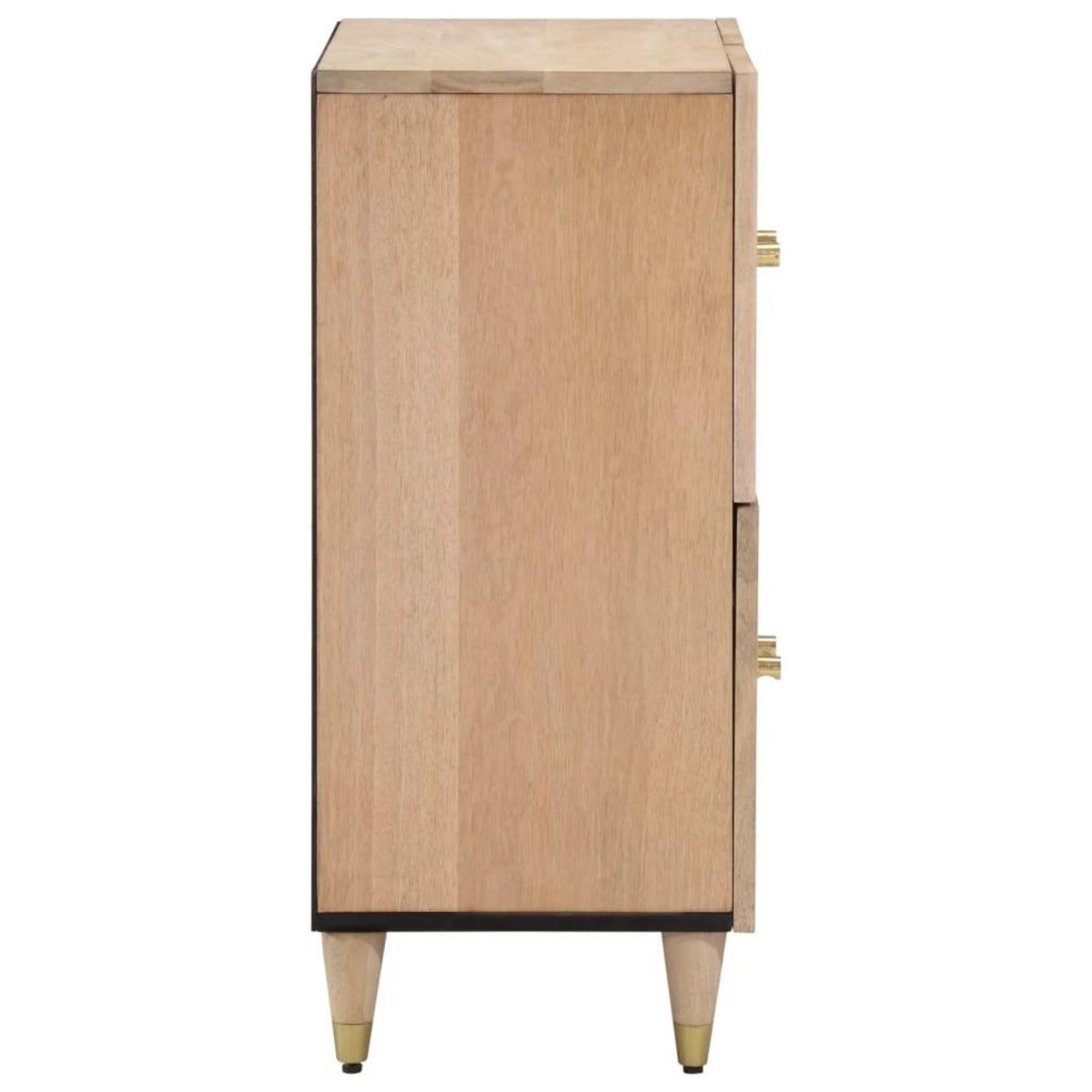VIDAXL Armoire laterale 60x33x75 cm bois massif de manguier