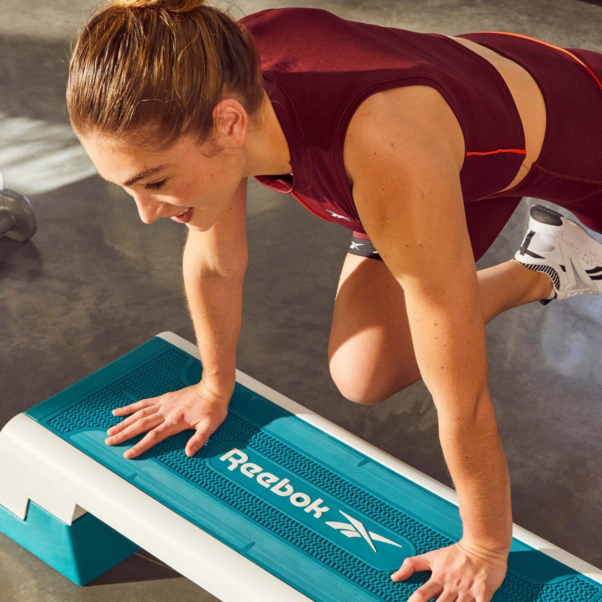 Voir la diapositive 4 : Reebok Step de fitness Reebok - Bleu