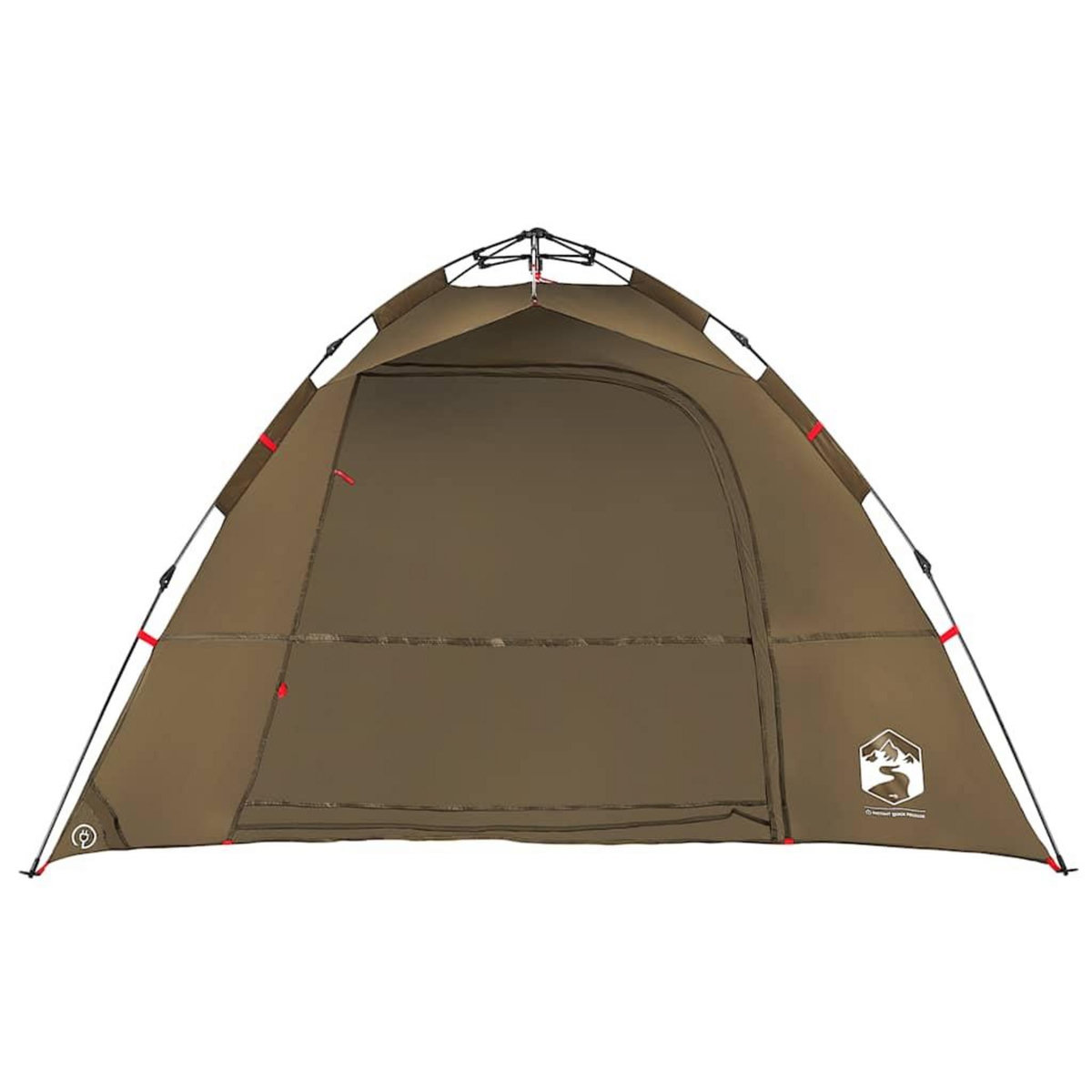 VIDAXL Tente de peche 4 personnes vert olive liberation rapide