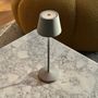 Voir la diapositive 4 : Lumisky Lampe de table sans fil EMILY Gris Aluminium H20cm