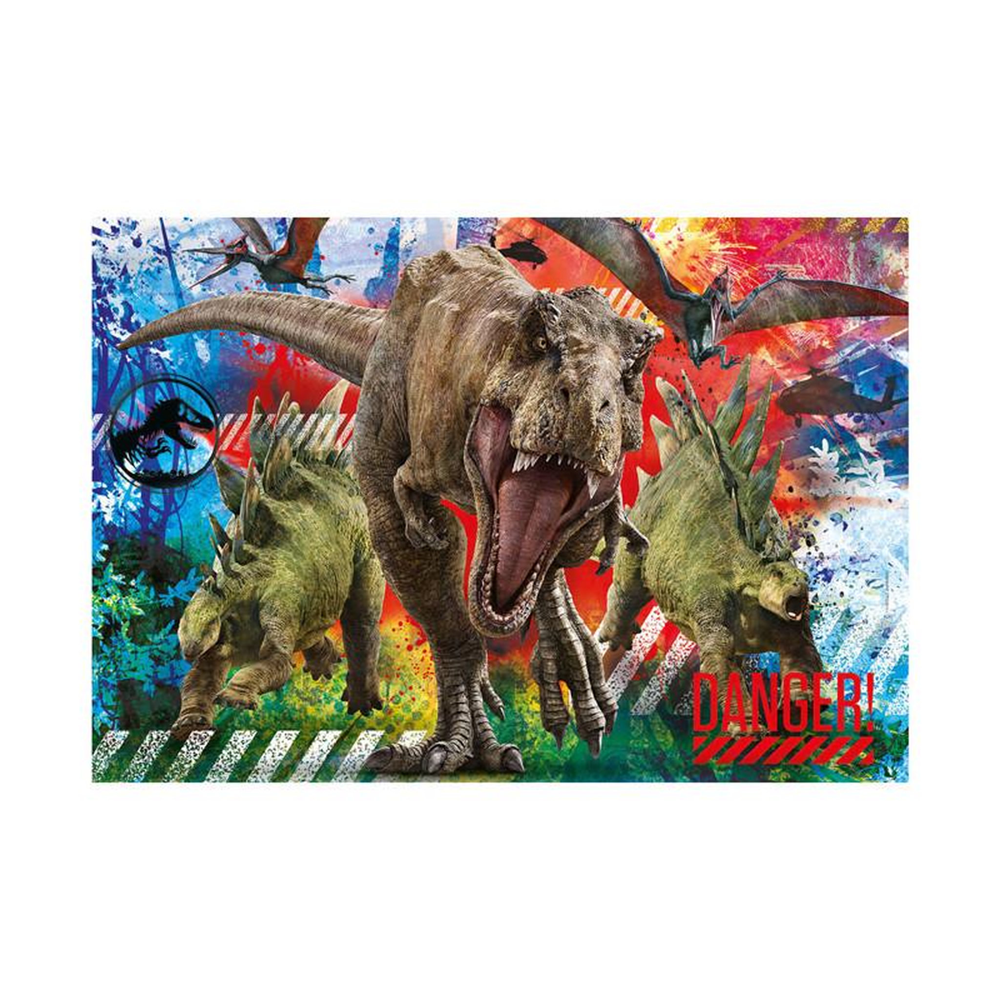 Voir la diapositive 2 : CLEMENTONI Clementoni Jigsaw Puzzle Super Color Jurassic World, 180pcs. 29106