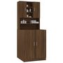 Voir la diapositive 5 : VIDAXL Armoire de machine a laver Chene marron Bois d'ingenierie