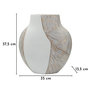 Voir la diapositive 5 : Paris Prix Vase Design  Hochi  37cm Blanc