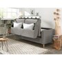Voir la diapositive 4 : LISA DESIGN Timo - canapé 3 places convertible express couchage quotidien 140 cm matelas 12 cm en tissu