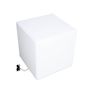 Voir la diapositive 4 : SWEEEK Cube LED 40cm – Cube décoratif lumineux. 40x40cm. blanc chaud. commande à distance