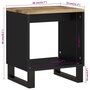 Voir la diapositive 6 : VIDAXL Table basse 40x31x46 cm Bois de manguier solide et d'ingenierie