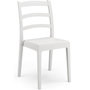 Voir la diapositive 1 : MARKET24 Lot de 4 chaises - ARETA - REA - 51 x 46 x H88 cm - Blanc