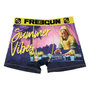 Voir la diapositive 1 : FREEGUN Boxer /Jaune à Imprimés Homme Freegun Vib