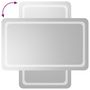 Voir la diapositive 4 : VIDAXL Miroir de salle de bain a LED 60x100 cm