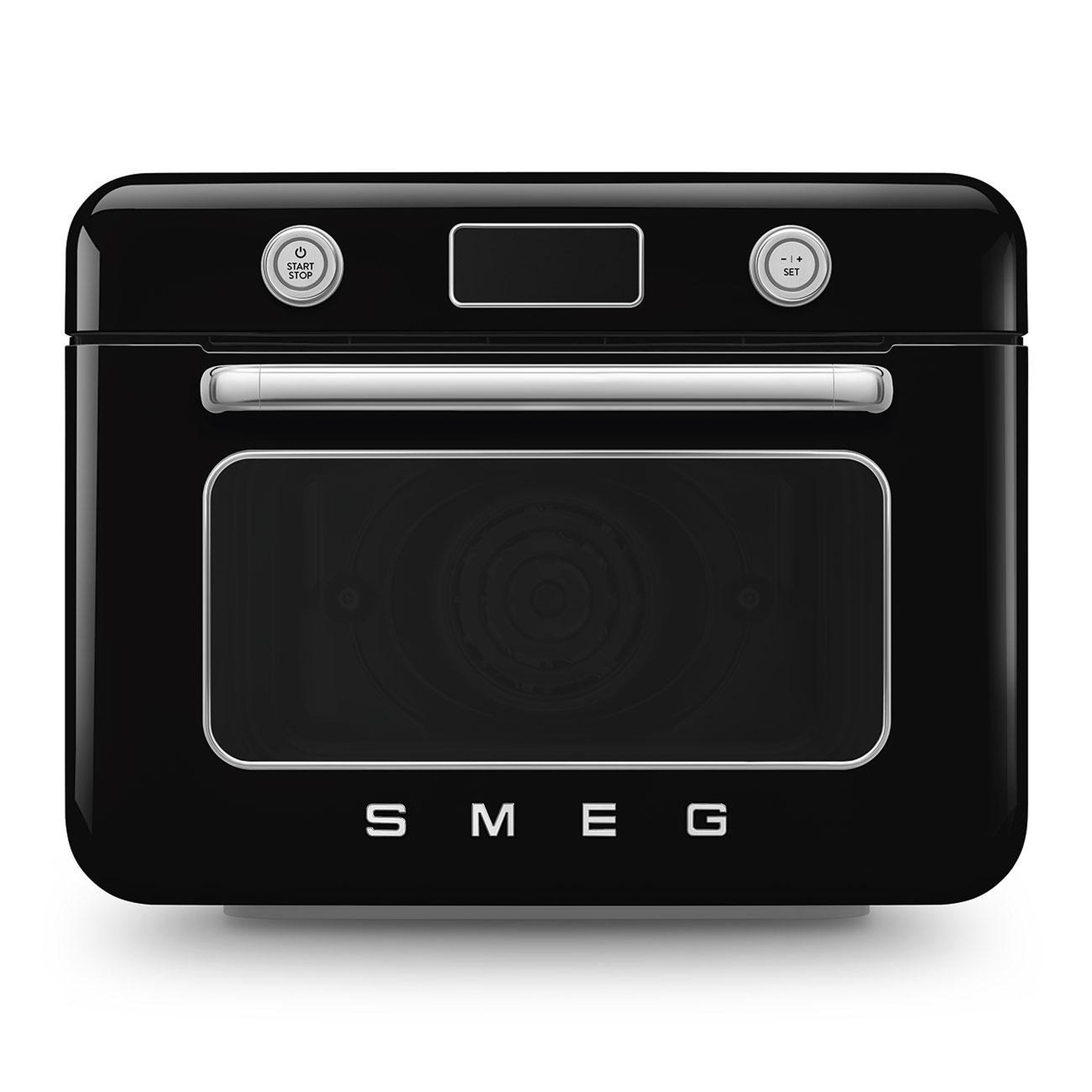 Voir la diapositive 6 : SMEG Mini four combiné vapeur 1800w noir - COF01BLEU