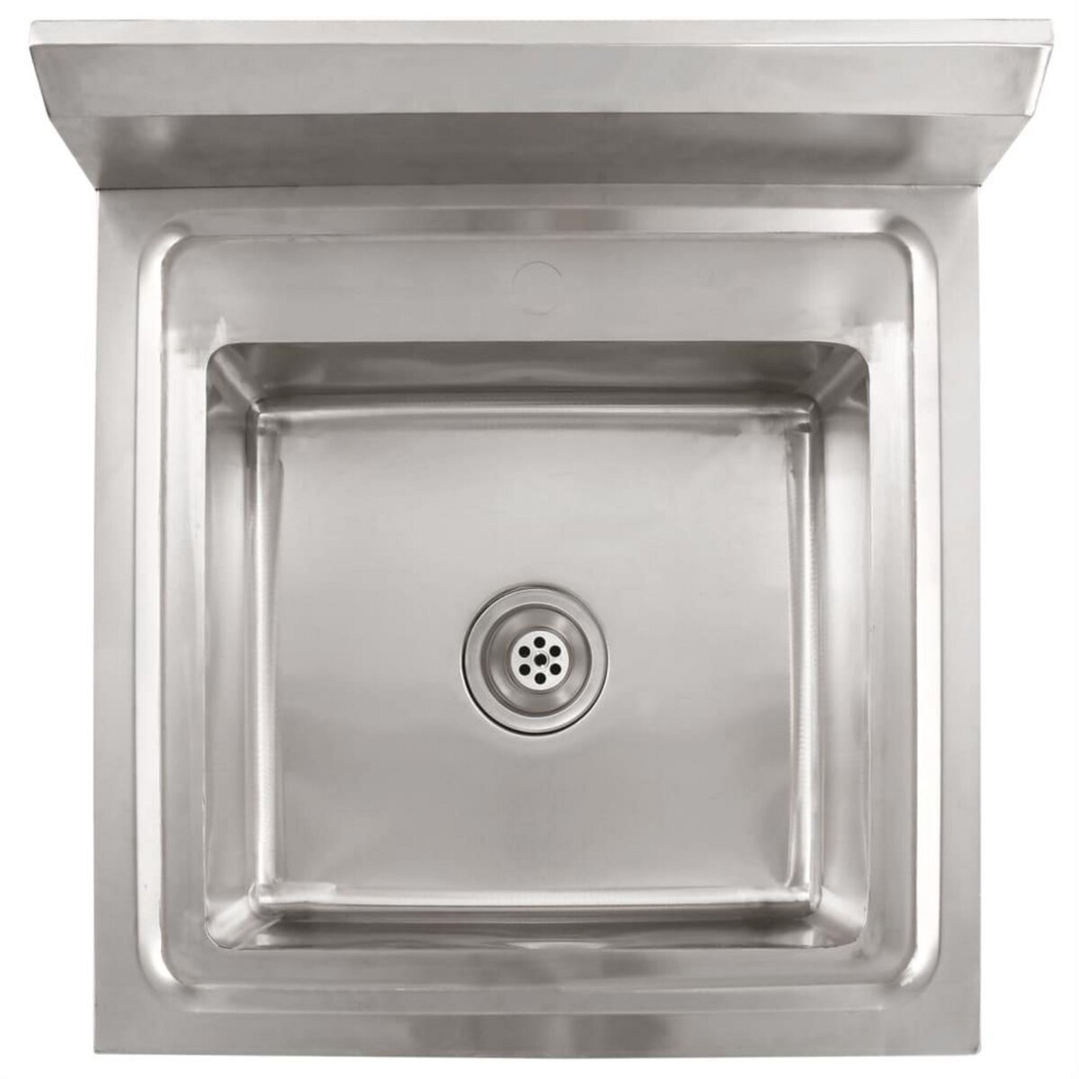 VIDAXL Evier de cuisine Seul lavabo Acier inoxydable
