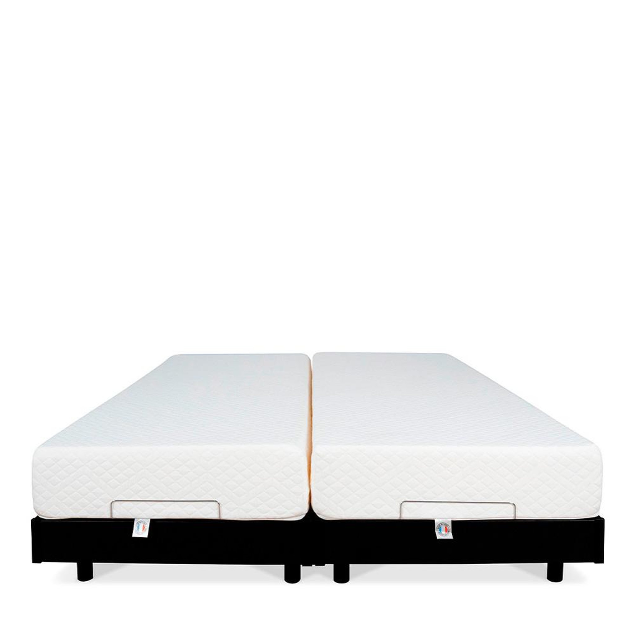 Voir la diapositive 3 : BELLECOUR BELLECOUR LITERIE | Ensemble Duo FLEX | Sommiers électriques + Matelas Mémoire de forme