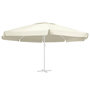 Voir la diapositive 2 : VIDAXL Tissu de remplacement pour parasol d'exterieur Sable 610 cm
