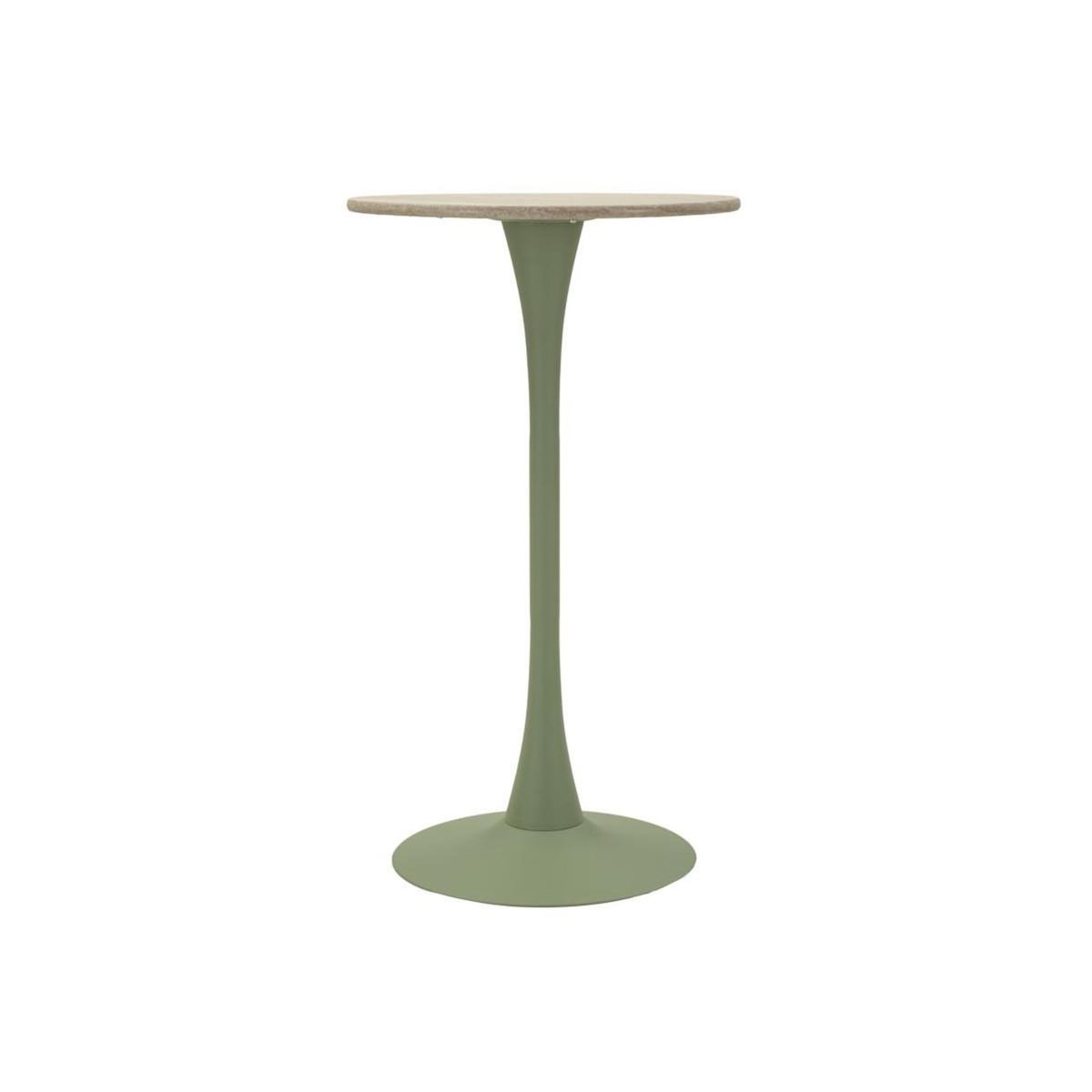 Paris Prix Table de Bar Ronde  Alaska  106cm Vert