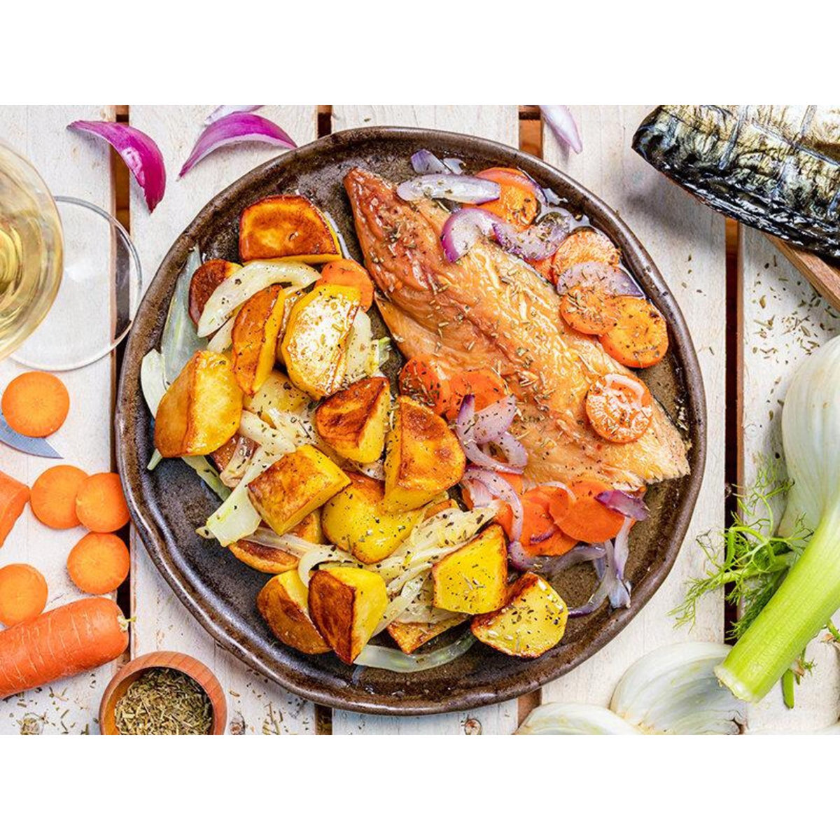 Smartbox Box à cuisiner 4 repas Quitoque au choix à domicile pour 2 - Coffret Cadeau Gastronomie