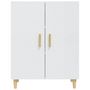 Voir la diapositive 3 : VIDAXL Buffet Blanc brillant 70x34x90 cm Bois d'ingenierie