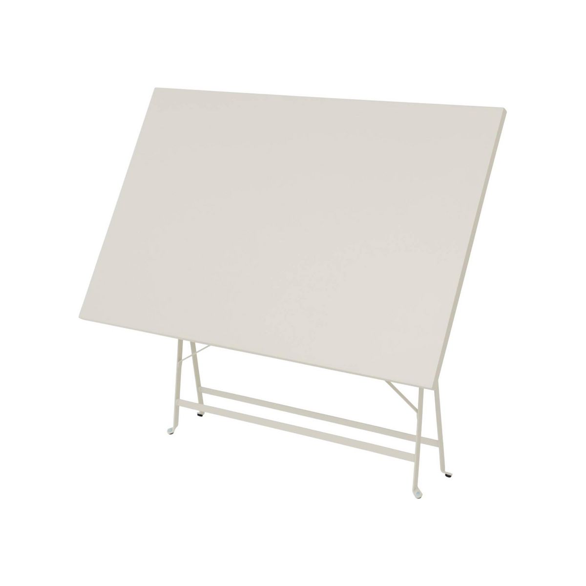 SWEEEK Table de jardin bistrot pliable - Emilia rectangle - Table rectangle 110x70cm en acier thermolaqué
