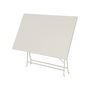Voir la diapositive 2 : SWEEEK Table de jardin bistrot pliable - Emilia rectangle - Table rectangle 110x70cm en acier thermolaqué