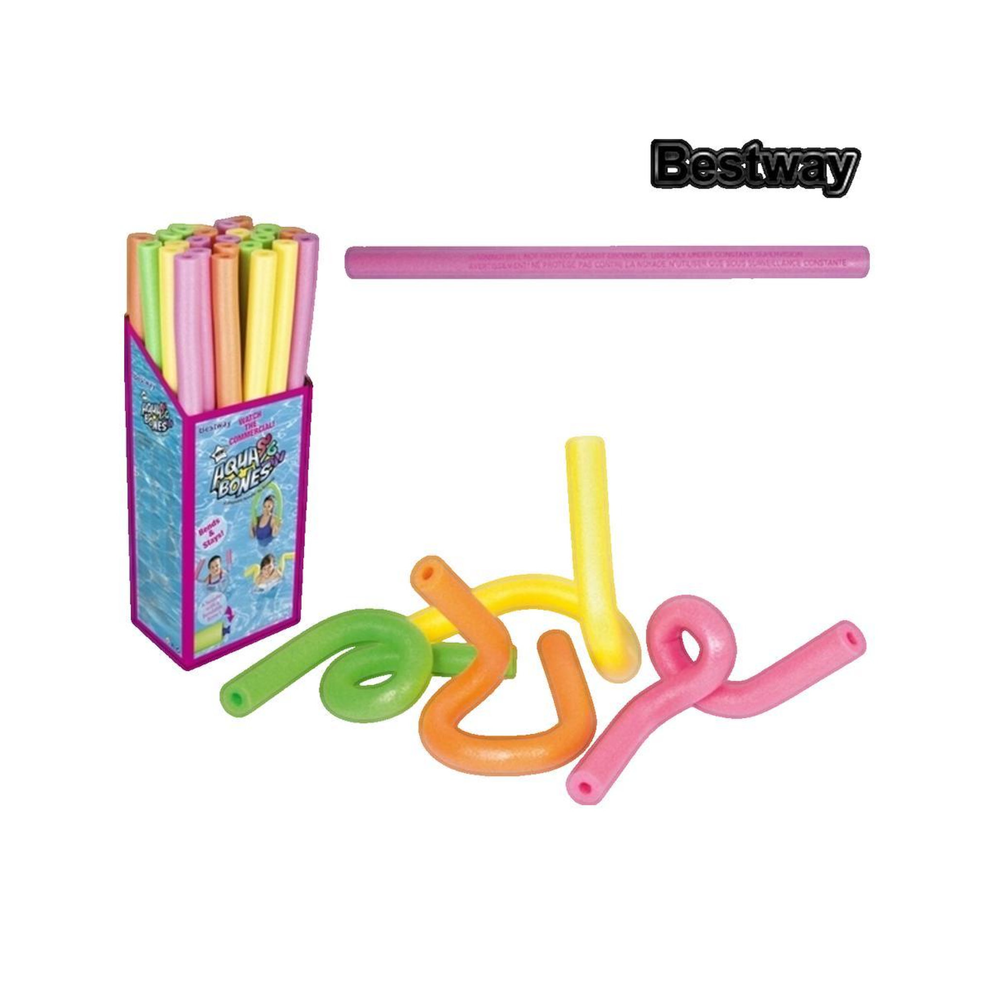 Voir la diapositive 4 : BESTWAY Bouée Bestway Aqua Bones 122 x 6.5 cm multicolore