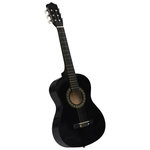 VIDAXL Guitare classique de débutants et enfants Noir 1 2 34
