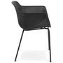 Voir la diapositive 3 : Paris Prix Chaise Design  Hansboro  81cm Noir