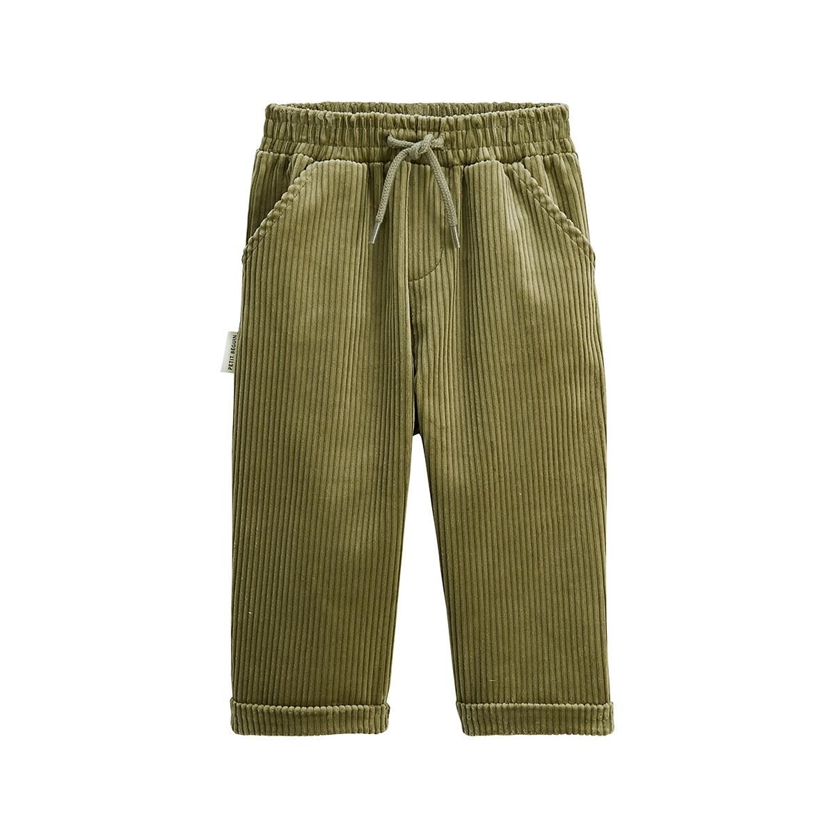 Petit Béguin Lot de 2 pantalons enfant en velours côtelé Charly