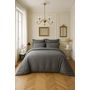 Voir la diapositive 4 : BATON ROUGE Parure housse de couette 100% satin de coton 105 fils fonce