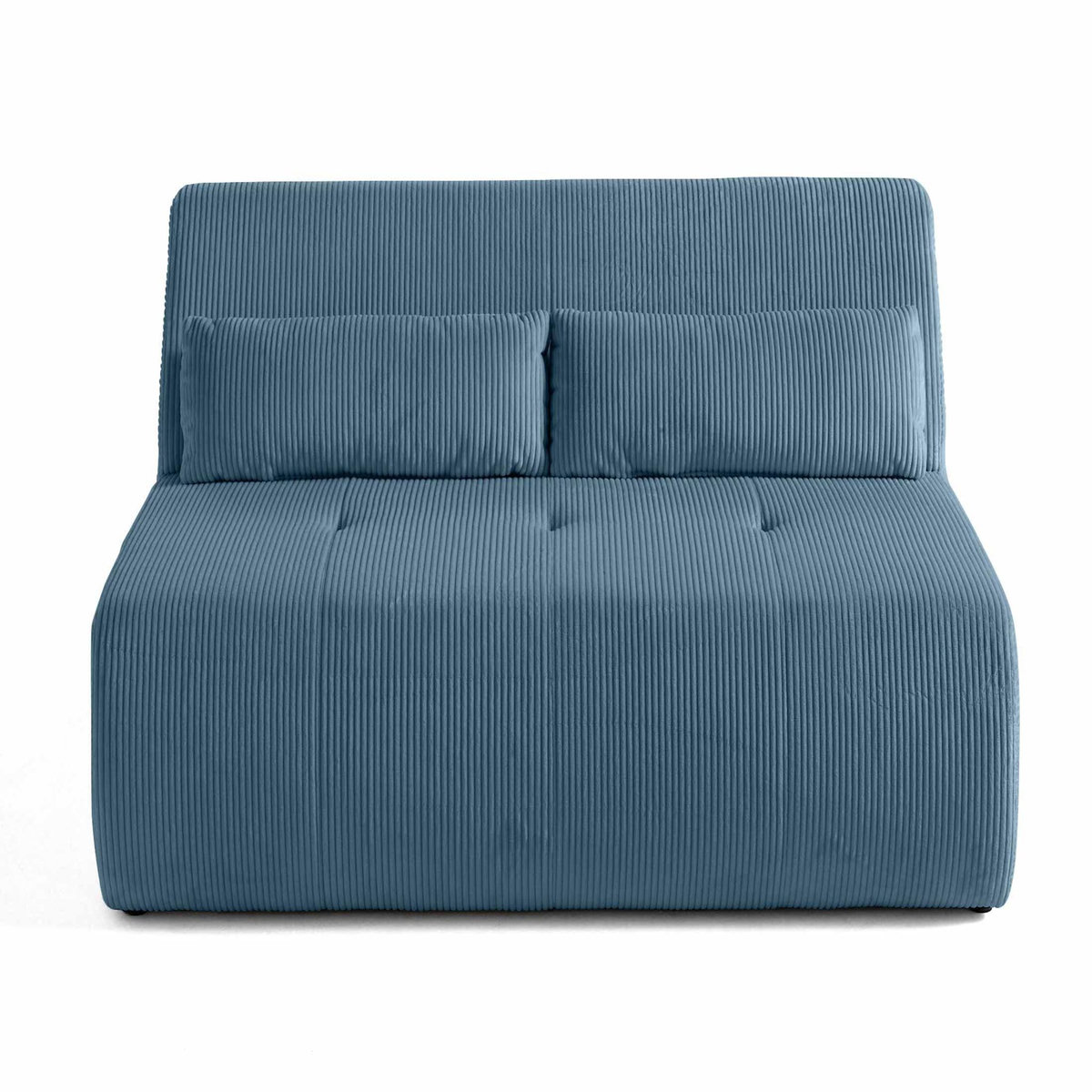 LISA DESIGN Onyx - canapé droit 2 places - en velours côtelé