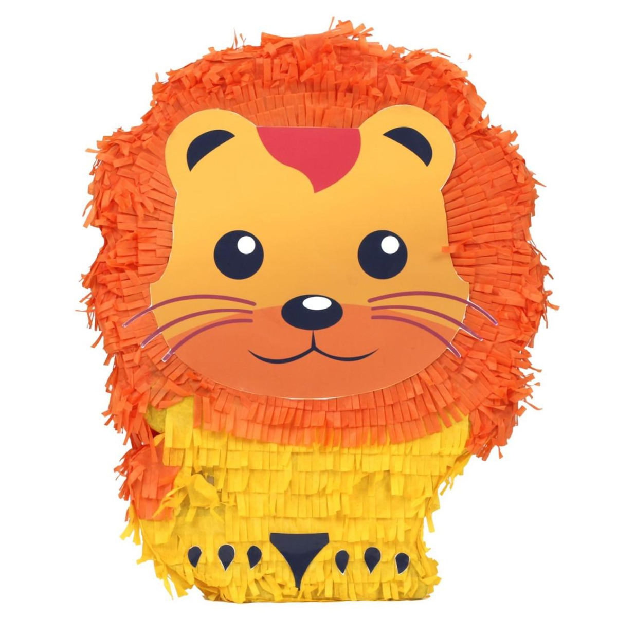 Paris Prix Pinata Déco  Lion  39cm Jaune & Orange