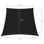 Voir la diapositive 6 : VIDAXL Voile de parasol Tissu Oxford trapeze 2/4x3 m Noir