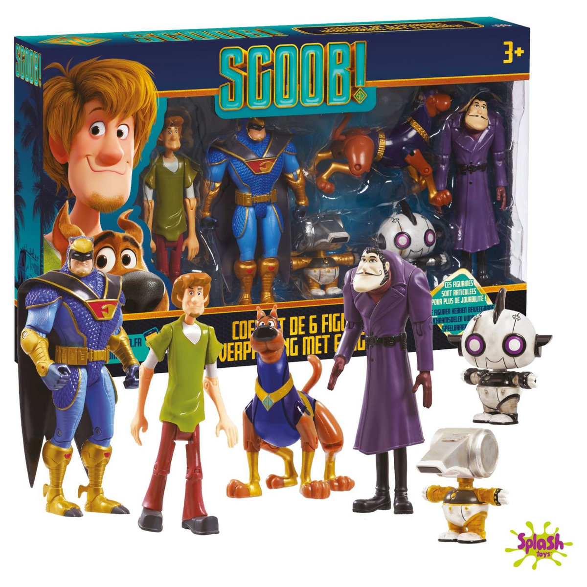 Coffret de 6 figurines Scooby-Doo