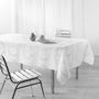 Voir la diapositive 3 : Paris Prix Nappe Imprimé Métallisé  Bully  150x300cm Blanc