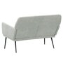 Voir la diapositive 5 : VIDAXL Banc Gris clair 108x79x79 cm Velours