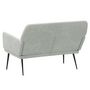 Voir la diapositive 5 : VIDAXL Banc Gris clair 108x79x79 cm Velours