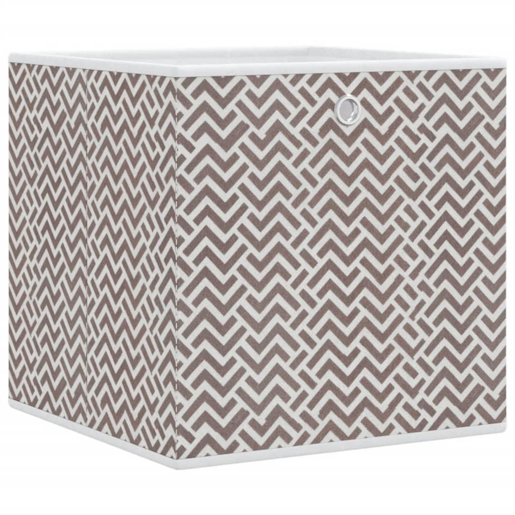 Voir la diapositive 3 : VIDAXL Boîtes de rangement pliables 4 pcs 32x32x32 cm tissu intisse