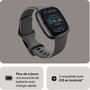 Fitbit Montre santé Sense 2 Aluminium Graphite et Gris ombre