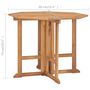 Voir la diapositive 6 : VIDAXL Ensemble a manger d'exterieur pliable 5 pcs Bois solide de teck