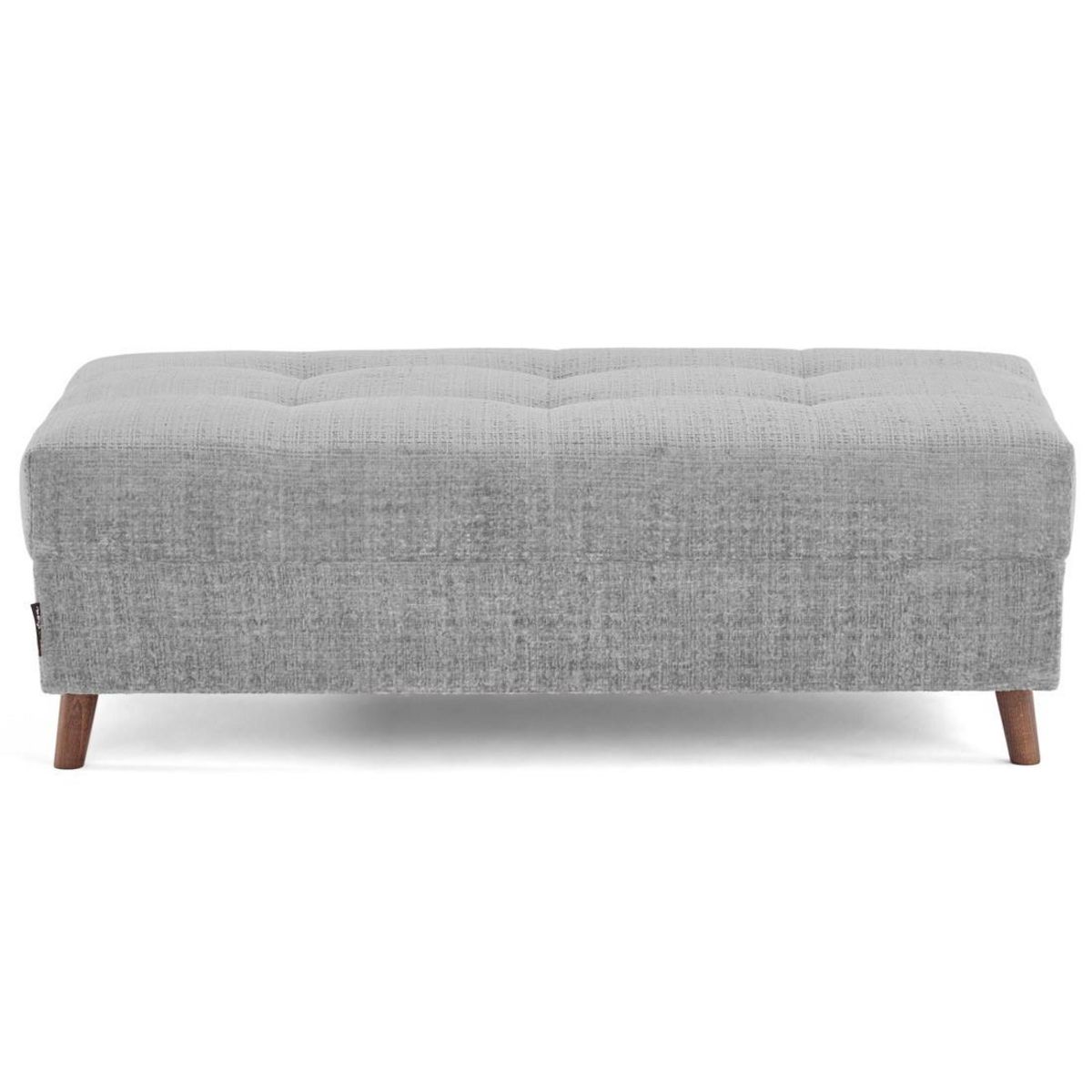 LISA DESIGN Rune - pouf en velours texturé