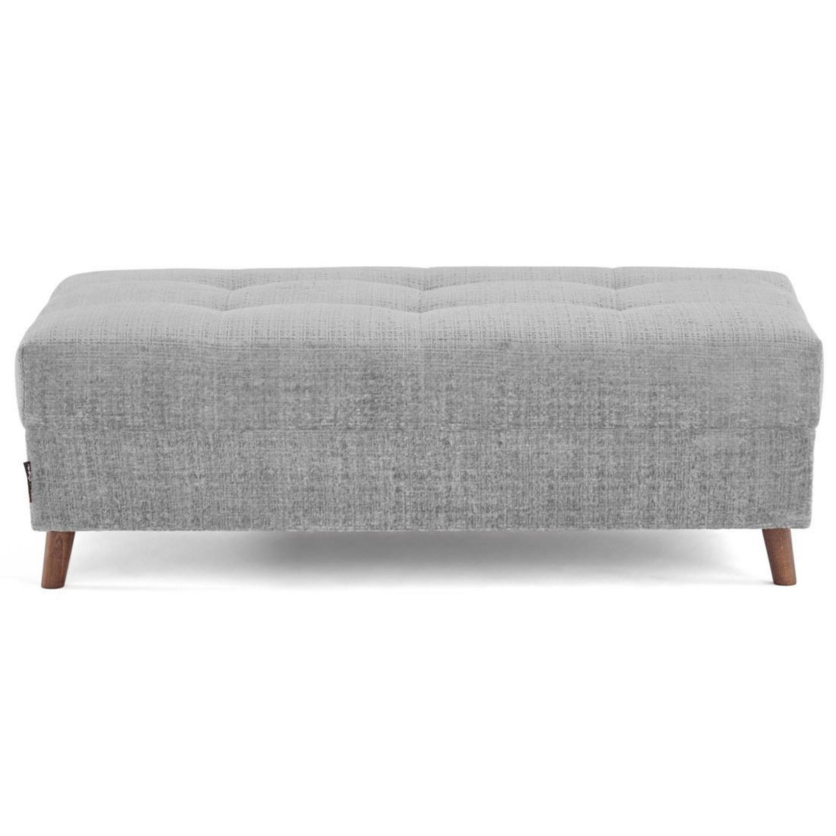 LISA DESIGN Rune - pouf en velours texturé