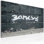 Voir la diapositive 1 : Paris Prix Tableau Imprimé  Banksy - Signature  40x60cm