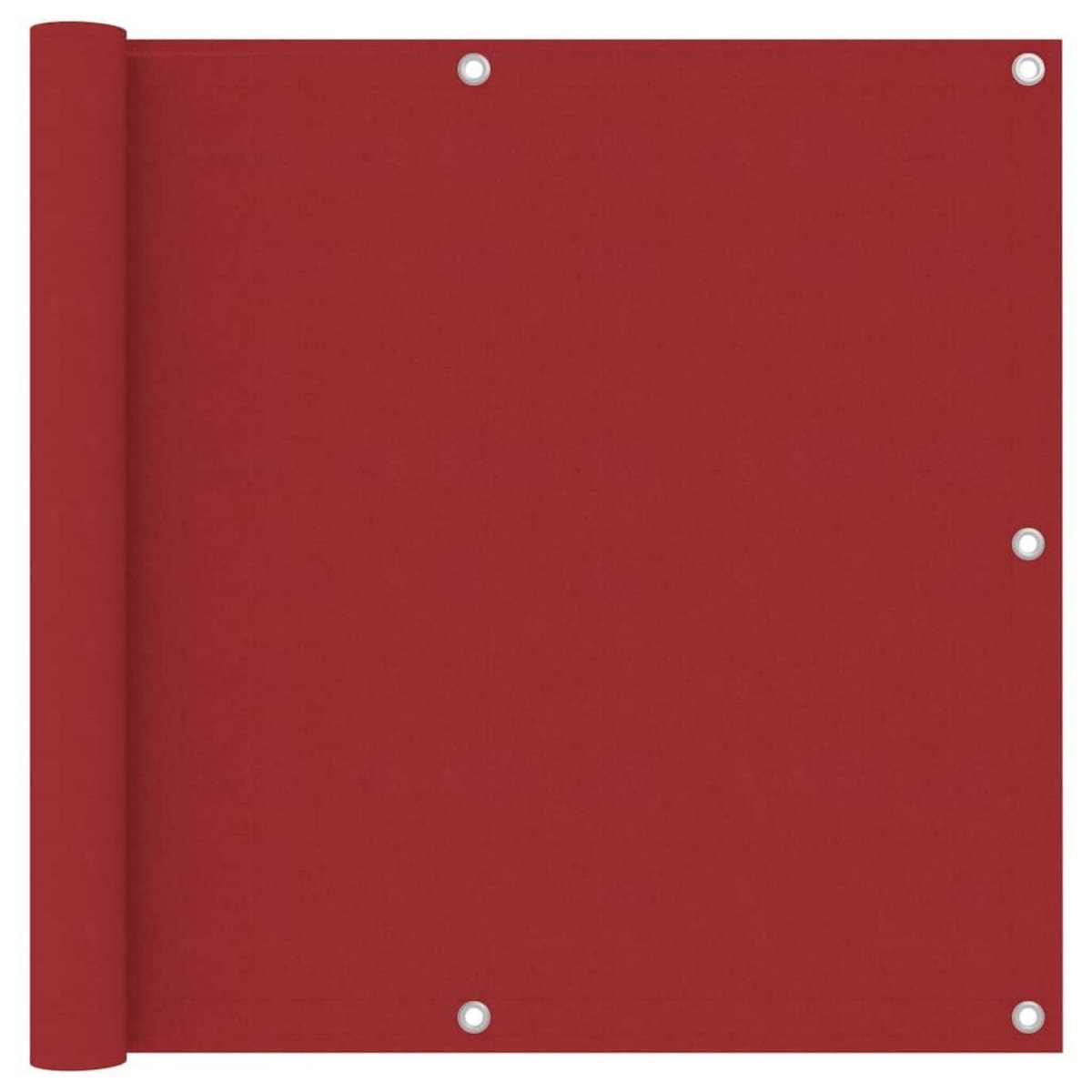 VIDAXL Ecran de balcon Rouge 90x600 cm Tissu Oxford