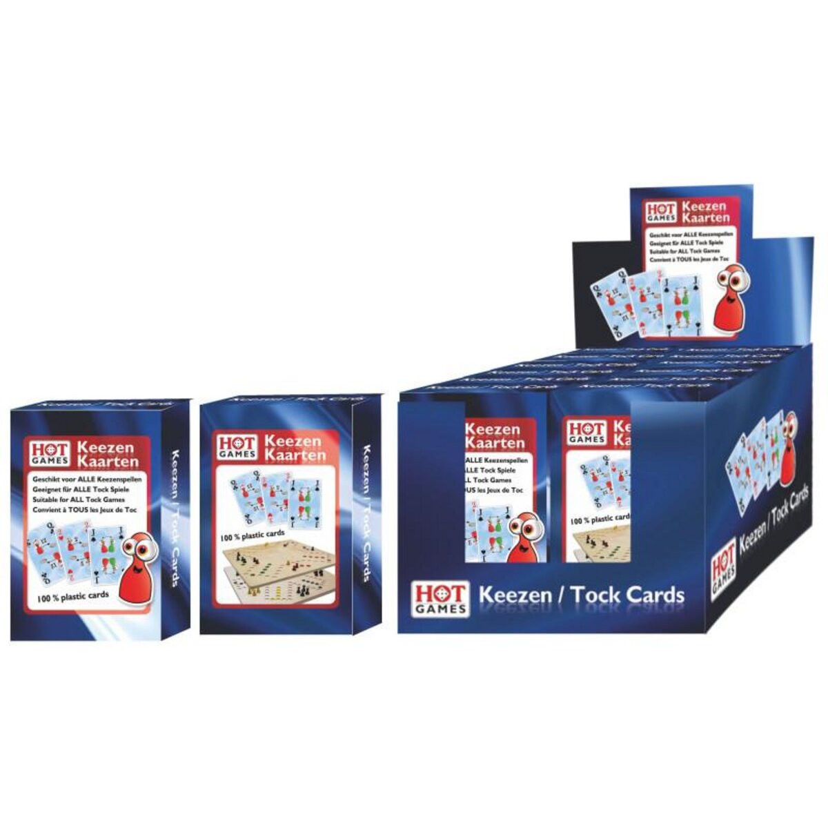 Hot Games HOT GAMES Cartes pour Jeu du Tock 100% plastique