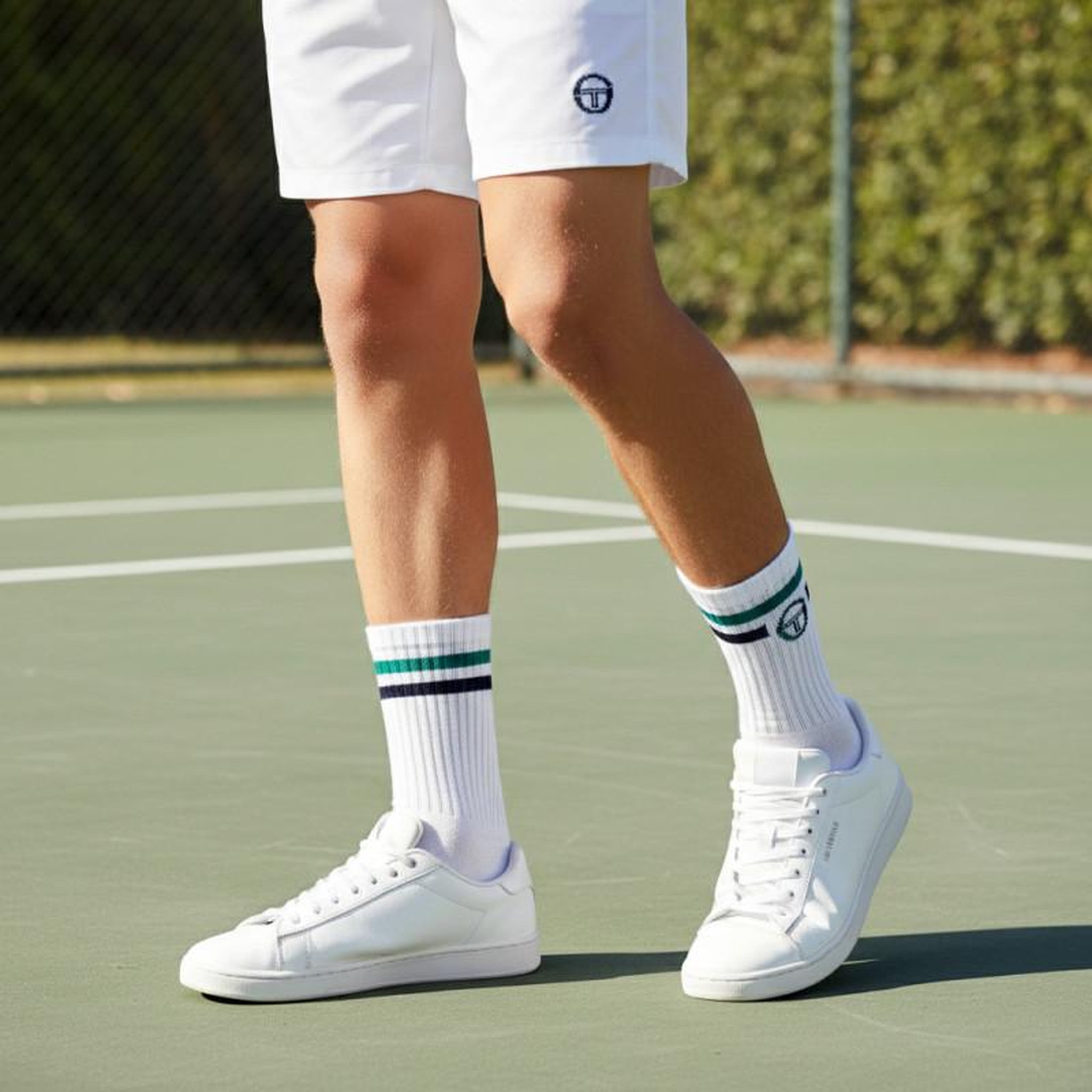 Voir la diapositive 2 : SERGIO TACCHINI Sergio Tacchini Pack de Chaussettes enfant Tennis Crew Lot de 6 Paires