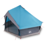 Voir la diapositive 3 : VIDAXL Tente Familiale Tipi Bleue Imperméable pour 8 Personnes