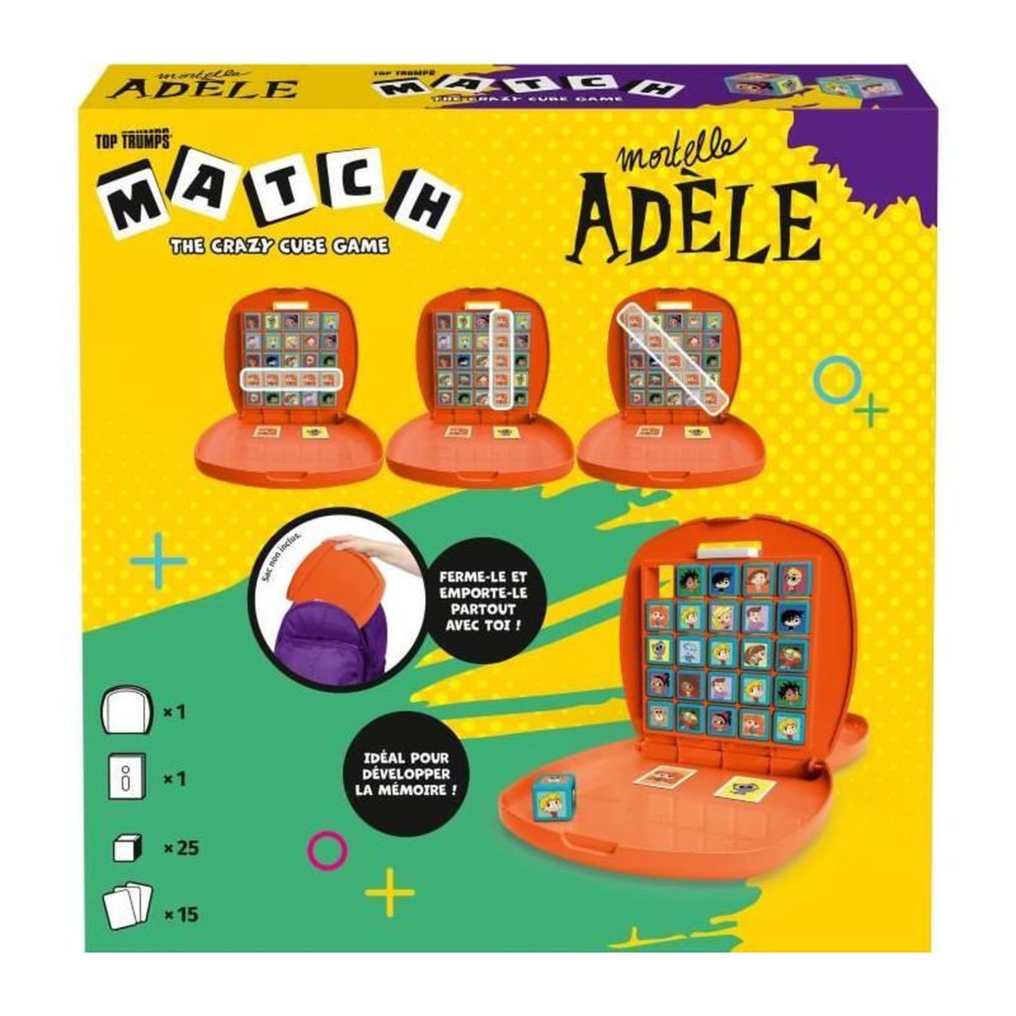 Voir la diapositive 3 : Winning Moves Jeu de memoire Mortelle adele Match