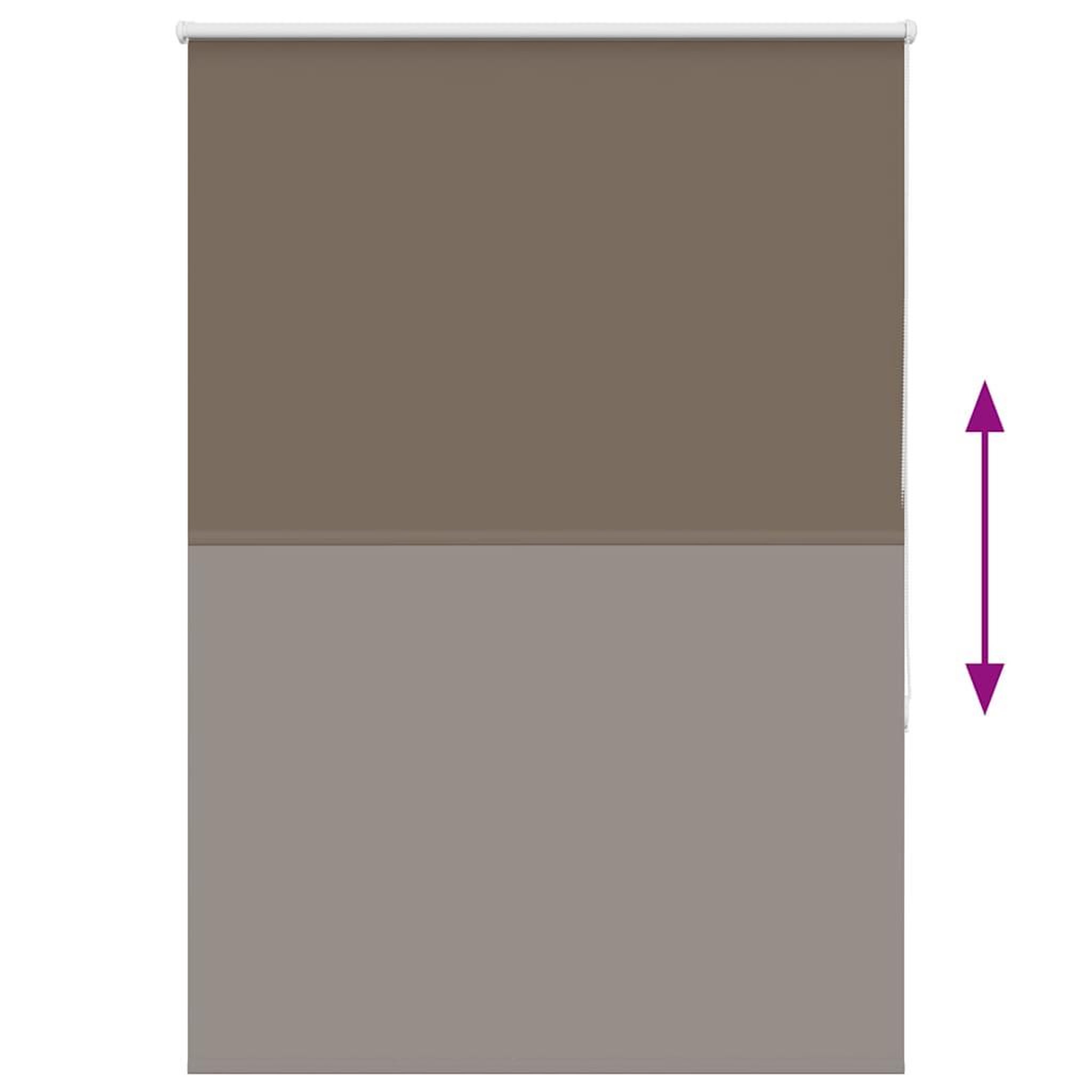 Voir la diapositive 5 : VIDAXL Store enrouleur occultant cafe 95x150cm largeur du tissu 90,7cm